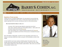 Tablet Screenshot of barrycohenlaw.com